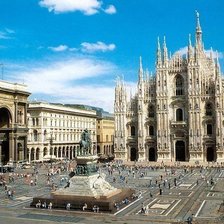 Схема вышивки «Милан, Италия.»