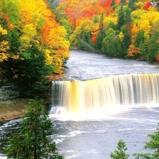 Схема вышивки «пейзаж»