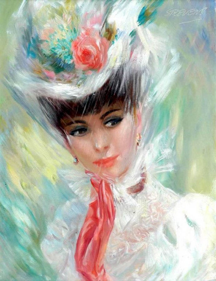 Портрет в пастельных тонах - девушки, люди, портрет, женский образ - оригинал