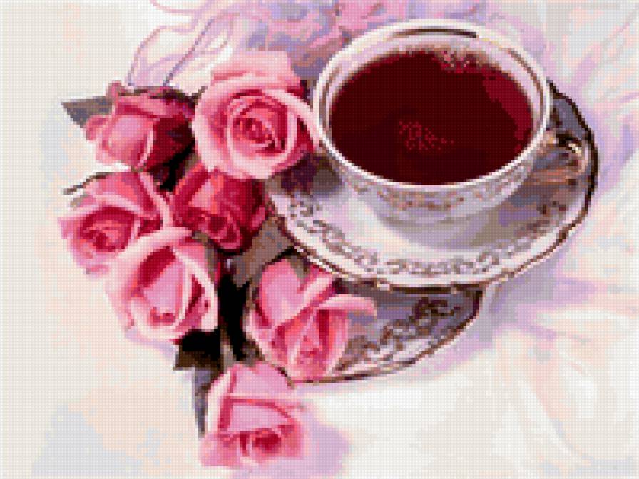Чай и розы - роза, чай - предпросмотр