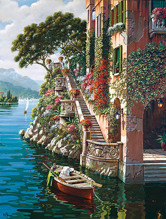 озеро Комо (Пежман) - картина, художник - оригинал