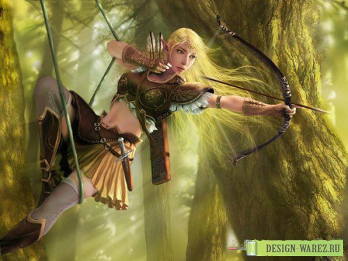 лесной эльф - антарис - оригинал