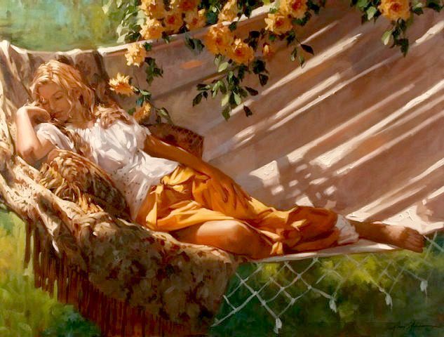 женщина в живописи - оригинал