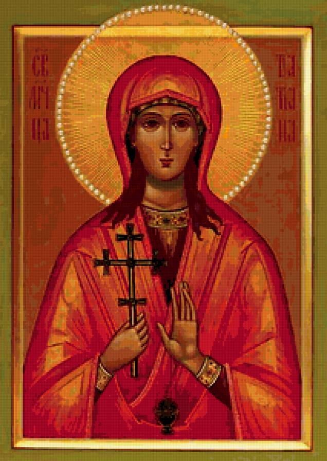 Святая мученица Татьяна - иконы, святая, религия - предпросмотр
