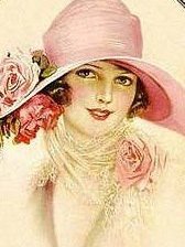 Оригинал схемы вышивки «женщина в шляпке» (№270188)