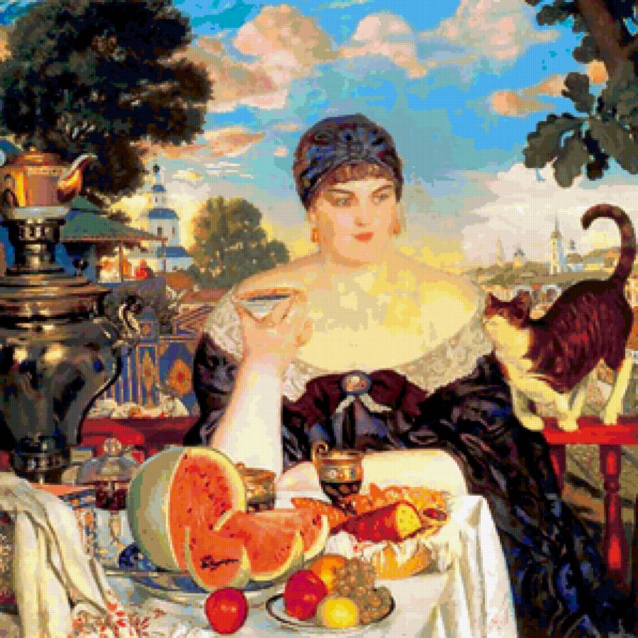 купчиха кустодиев 2 - картина, купчиха, барыня - предпросмотр