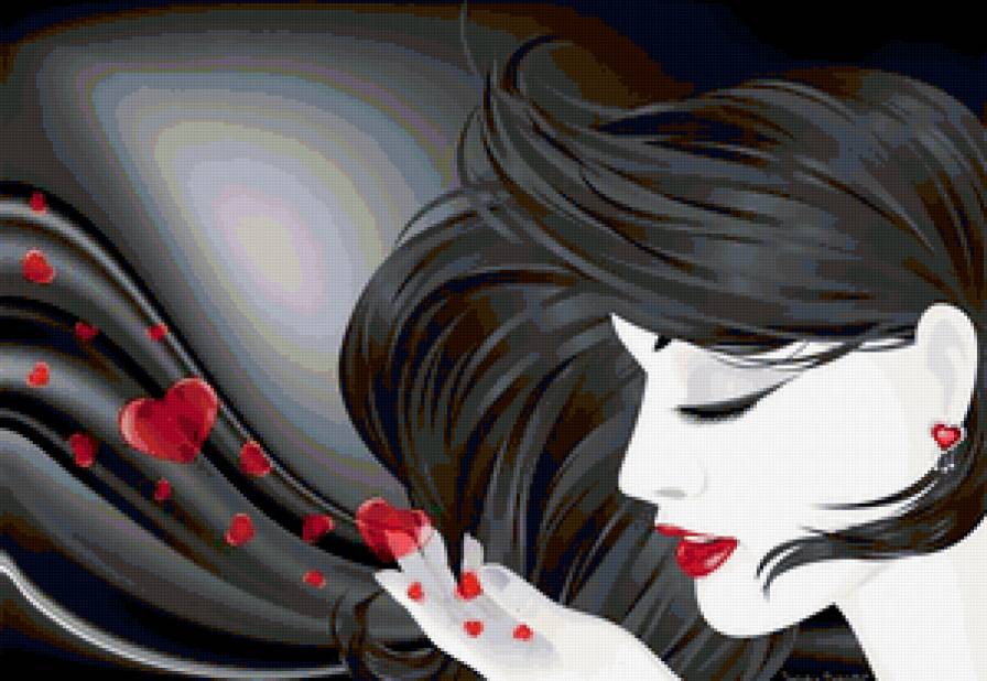 Девушка. - девушки, любовь - предпросмотр