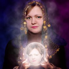 Схема вышивки «ведунья»