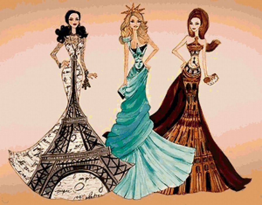 Трио - трио, девушки - предпросмотр