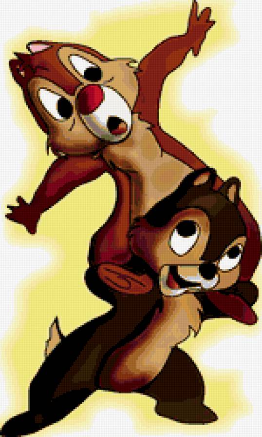 чип и дейл - бурундук, зверята, детская, детям, мультик, бурундучки, мультяшки - предпросмотр