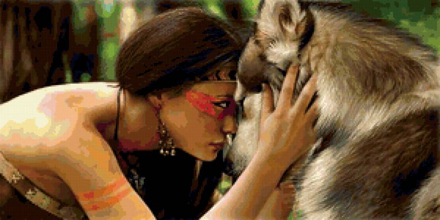 Степняки - фентези, девушки, волк - предпросмотр