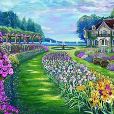 Схема вышивки «красота»