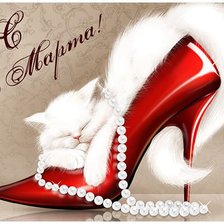 Схема вышивки «8 марта»