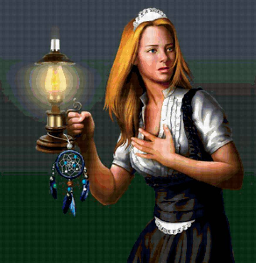 Загадочный дом - девушки, игра, зд - предпросмотр