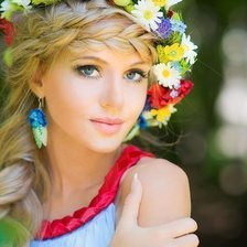 Схема вышивки «Украиночка»