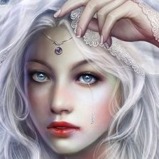 Схема вышивки «Слеза»