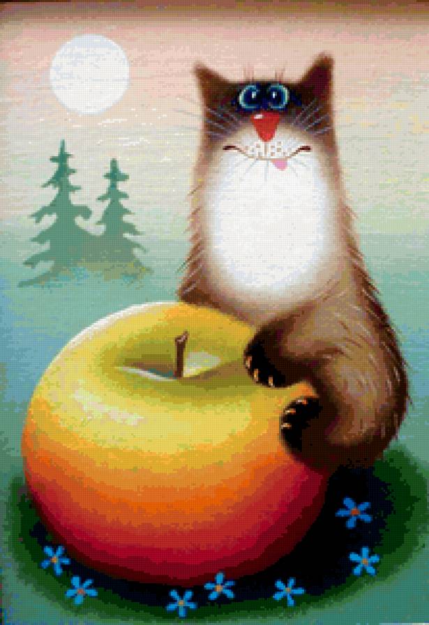 Очаровательные котейки Александра Зотова - кот - предпросмотр