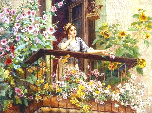 женщина в живописи - оригинал