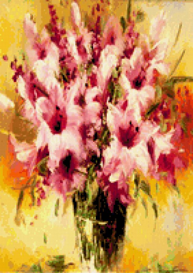 Цветы - цветы, живопись, натюрморт - предпросмотр