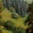 Предпросмотр схемы вышивки «Пейзаж, лес» (№271423)