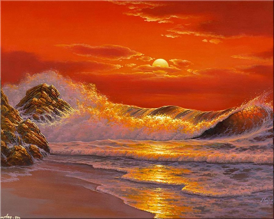 картина - пейзаж - оригинал