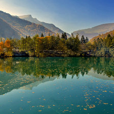 Схема вышивки «пейзаж»