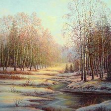 Схема вышивки «пейзаж»