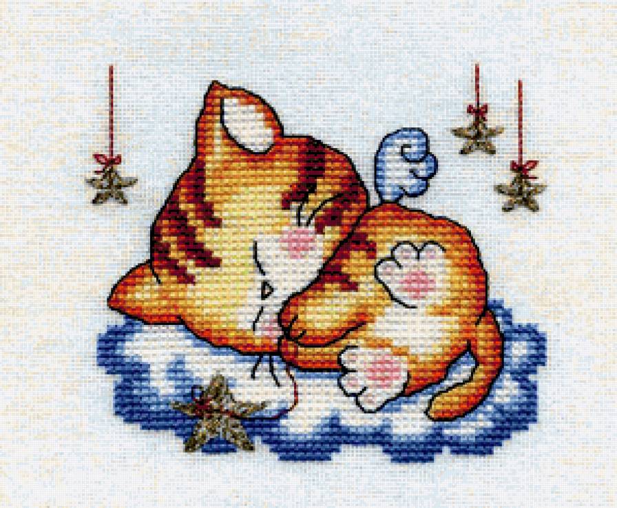 котёнок - облако, котенок - предпросмотр