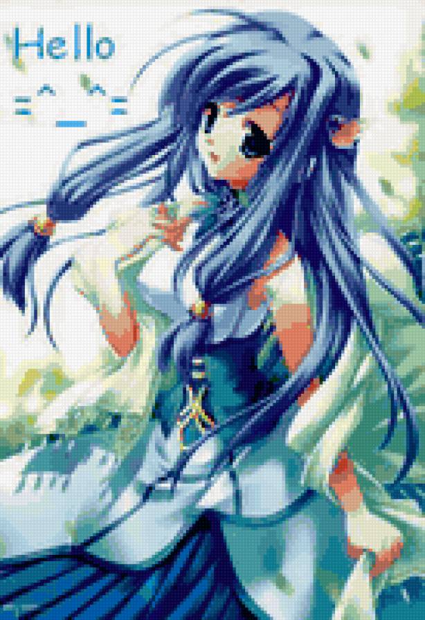 ДЕВОЧКА АНИМЭ - девочка, девушка, красота, анимэ, глаза - предпросмотр