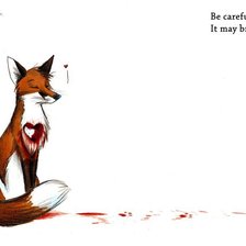 Схема вышивки «Лиса»