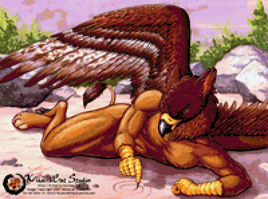 №272832 - грифоны - предпросмотр