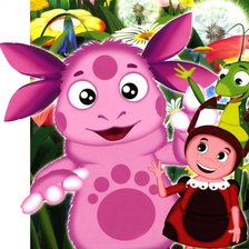 Схема вышивки «лунтик»