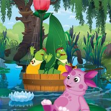 Схема вышивки «лунтик»