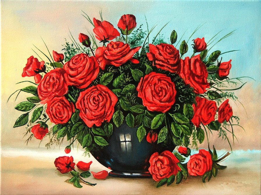 розы - цветы, природа, , романтика, букет, натюрморт - оригинал