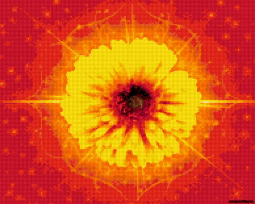 цветы - цветочная подушка - предпросмотр