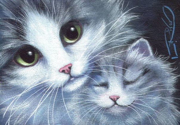 котики - нежность - оригинал