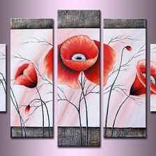 Схема вышивки «маки»