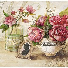 Схема вышивки «Цветы»