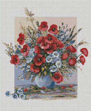 Маки и васельки - оригинал