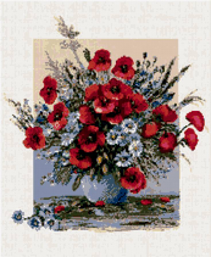 Маки и васельки - предпросмотр