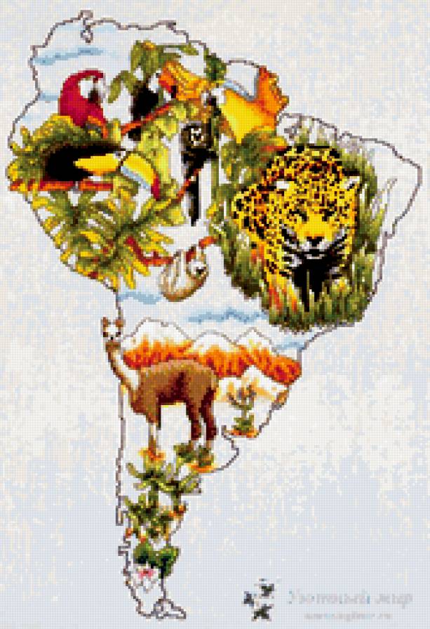 африка - карта - предпросмотр