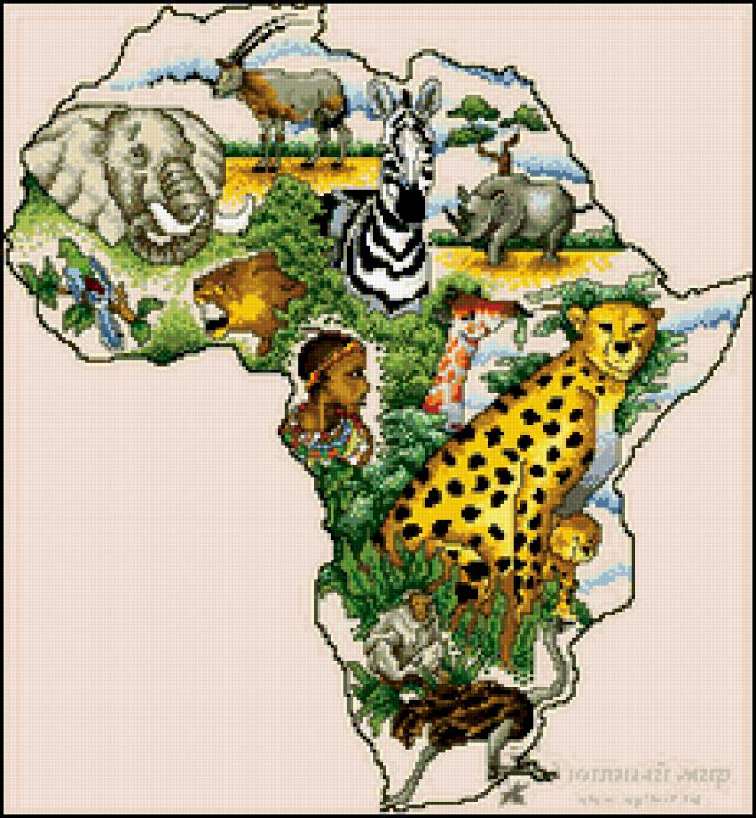 южная америка - карта - предпросмотр