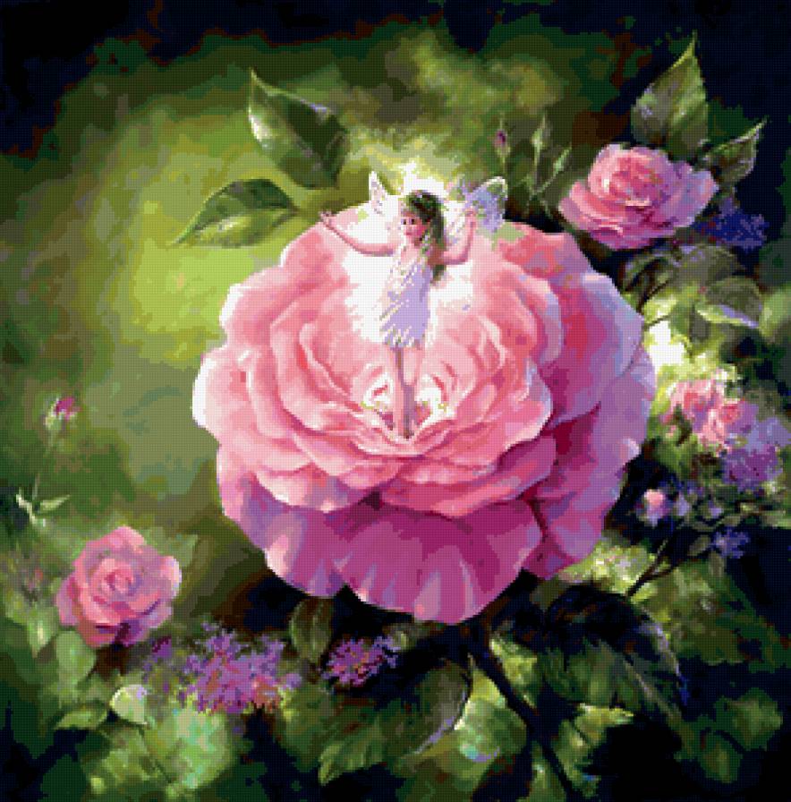 эльф - роза, эльф - предпросмотр