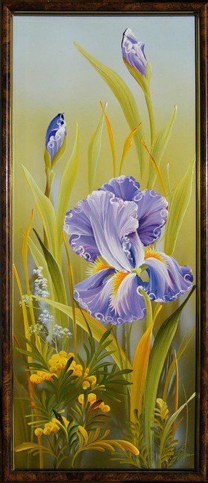Ирис - цветы, ирис - оригинал
