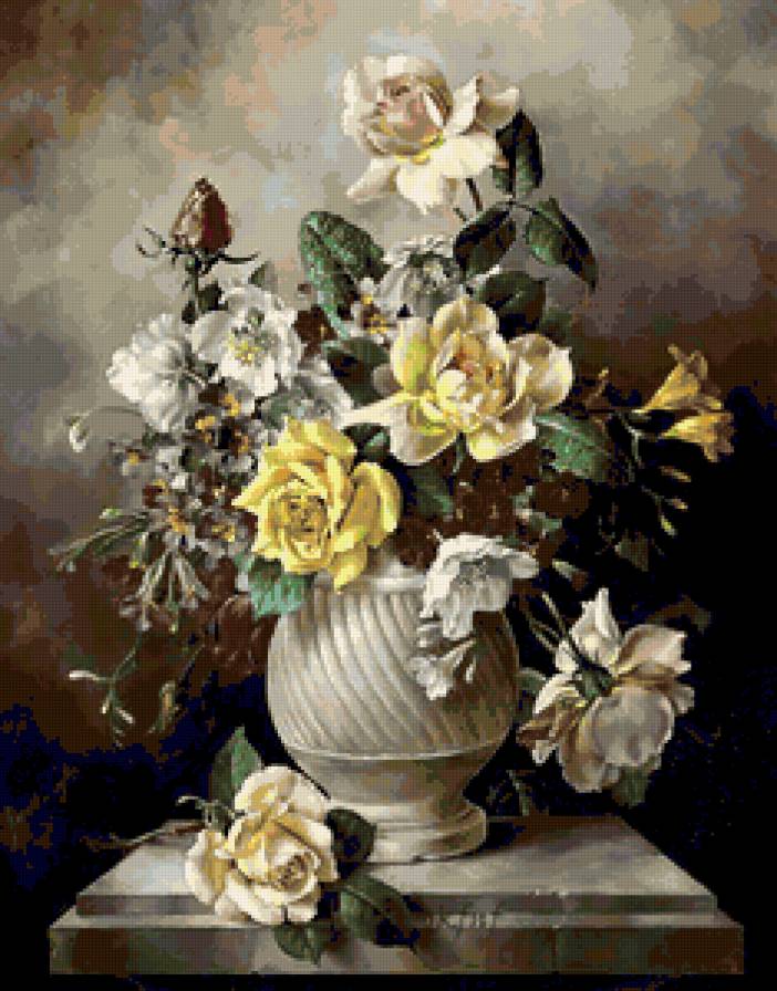 Серия "Букет" - розы, букет, цветы - предпросмотр