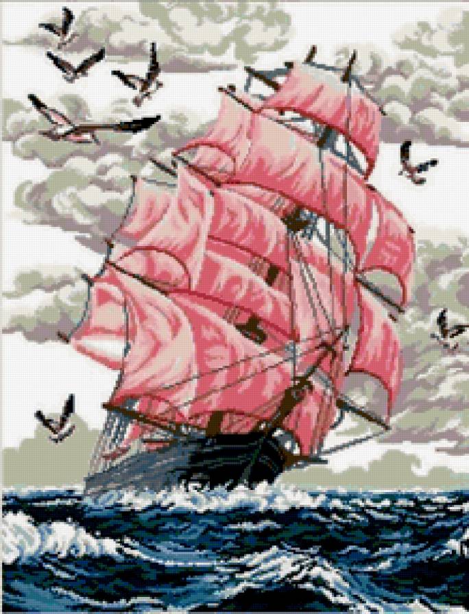 алые паруса - парусник - предпросмотр