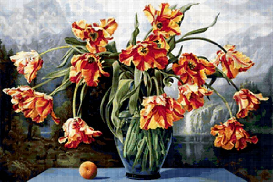 тюльпаны - тюльпаны, цветы, букет - предпросмотр