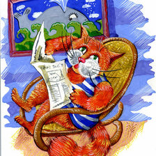 Схема вышивки «котик»