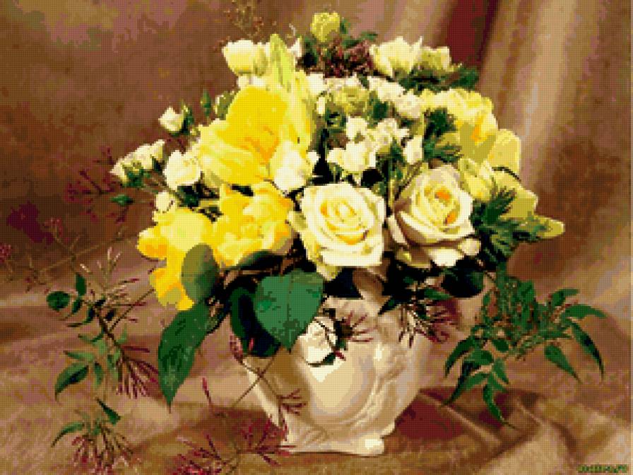 желтые розы - предпросмотр