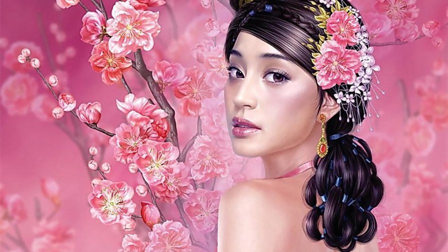 Анимэ - девушки - оригинал